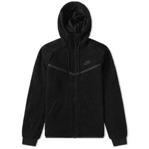 Nike Sportswear Womens M Tech Fleece Sherpa Windrunner Hoodie Zip Front